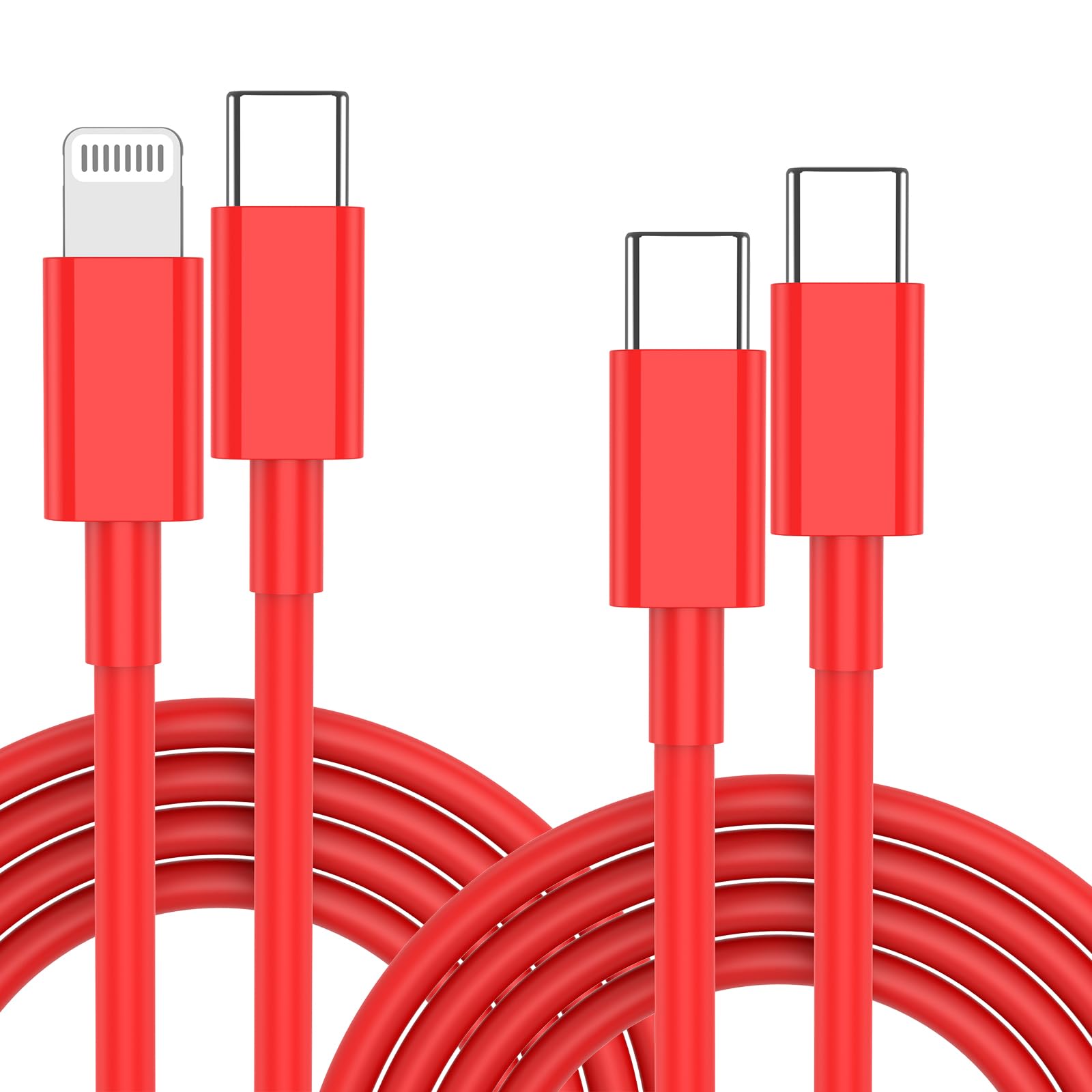 Amazon.co.jp: USB C - ライトニング/USB Cケーブル、[2個/3フィート 