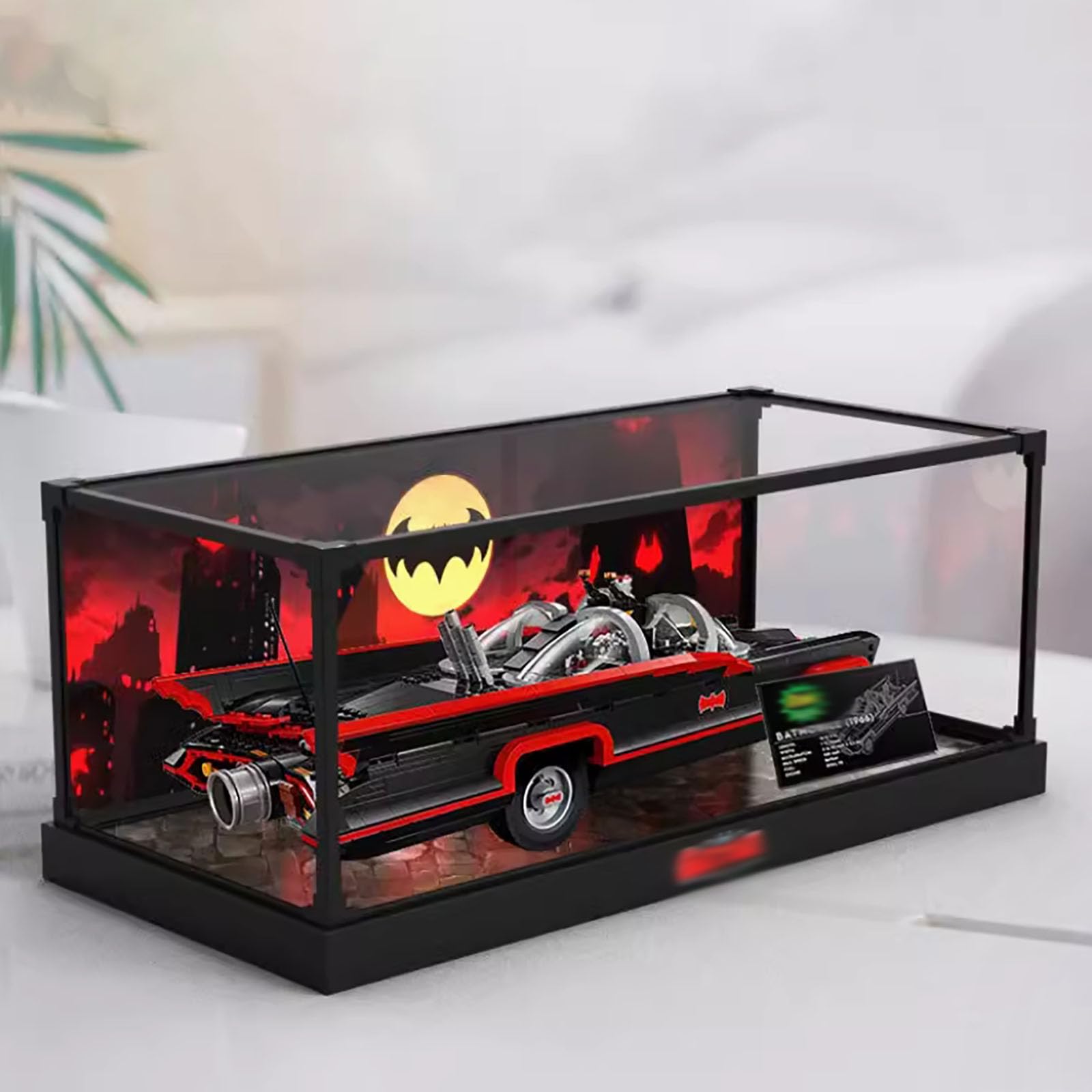 Acrylic Display Case for Lego 76328, Dustproof Storage Box, Transparent Display Box (Only Case, No Model)