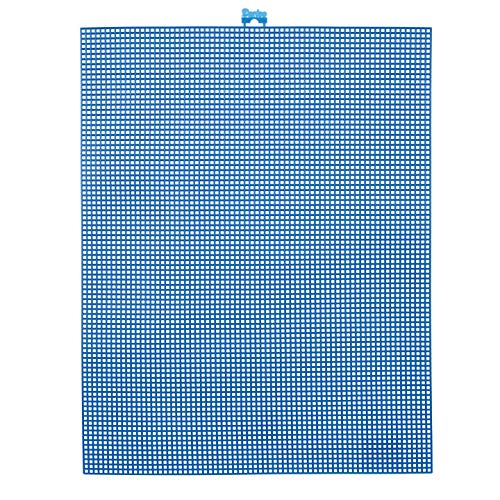 Darice #7 Mesh Plastic Canvas Dark Blue 10.5 x 13.5 (12-Pack) 33900-12
