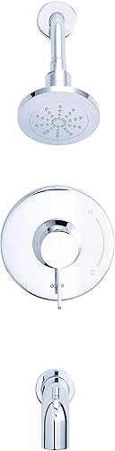 Miniatura 2 de Gerber Kit de molduras para bañera y ducha Amalfi de fontanería con cartucho Treysta