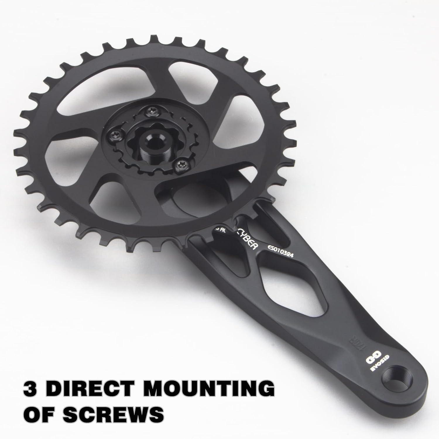Amazon.com : Ultralight MTB Bike Crankset 165MM with 34T Titanium