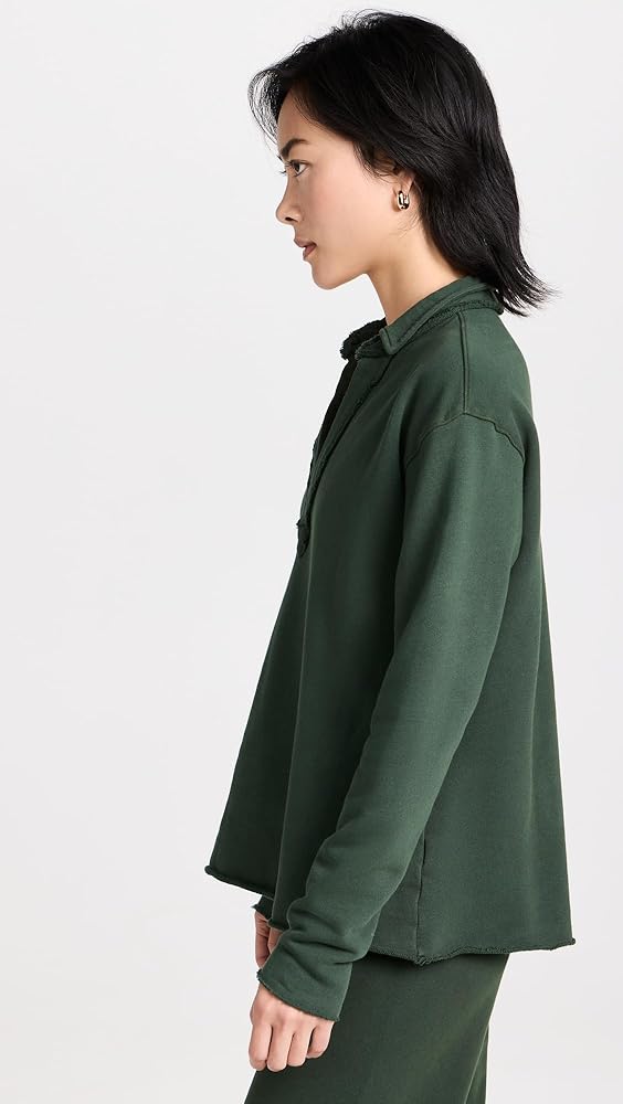 Frank & Eileen Women's Patrick Popover Henley, Evergreen