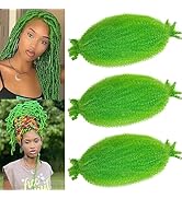 Marley Twist Braiding Hair, Pre-Separated Springy Afro Twist Hair Kinky Twist Crochet Hair Braids...