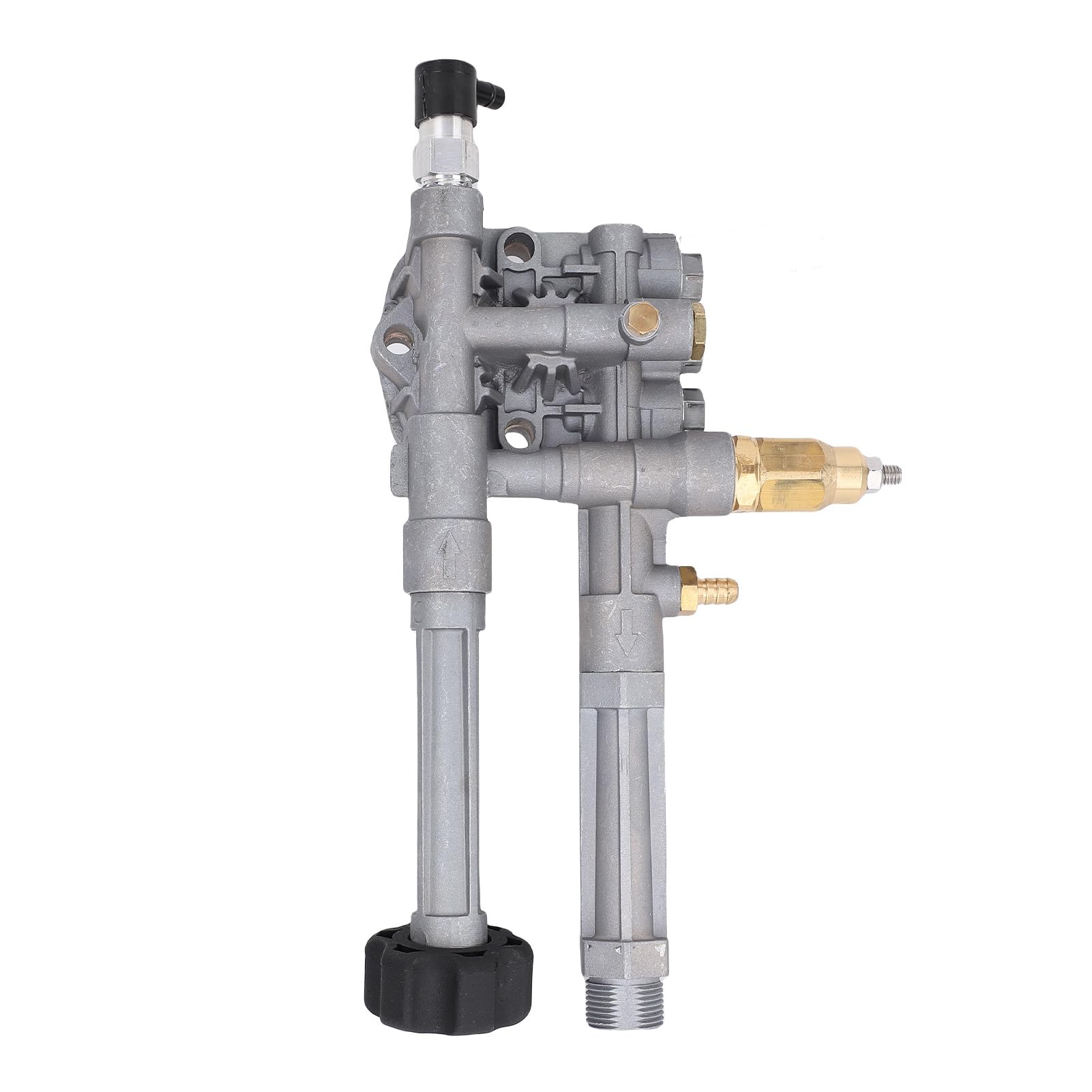 Gruppo Testa Pompa Idropulitrice, Kit Testa Pompa di Ricambio in Lega di Alluminio Ad Alte Prestazioni con Valvola Limitatrice di Pressione, per AR43361 SRMW2.3G28 SRMW2.4G28