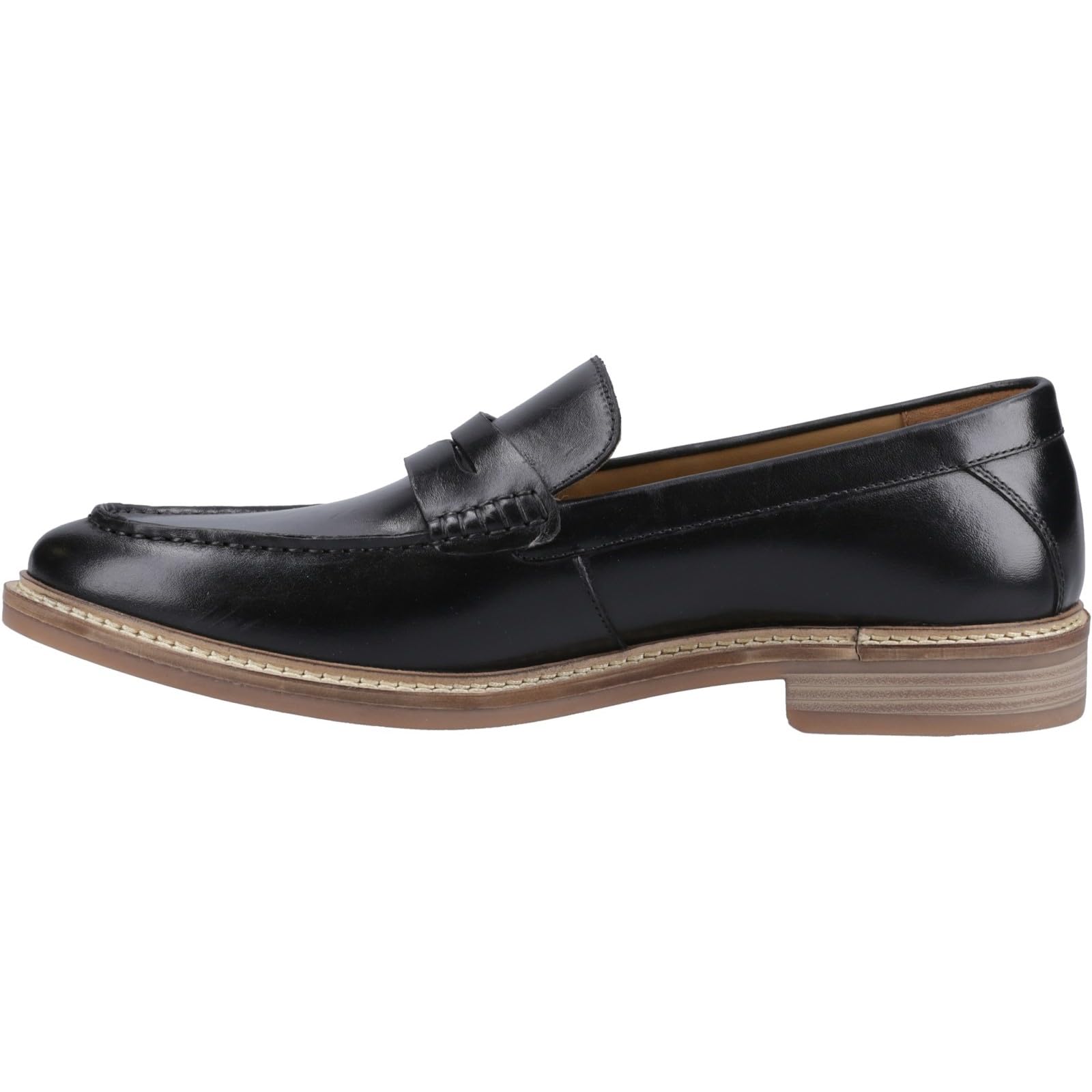 Hush Puppies Men's Benedict, Black, 9 UK