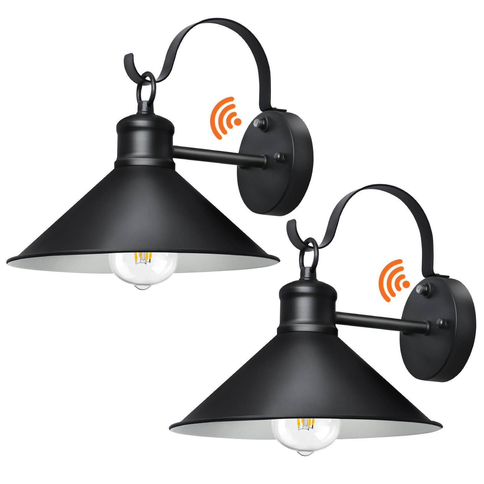 Buy CINOTON 2 Pack Classic Dusk to Dawn Outdoor Wall Sconce, Farmhouse