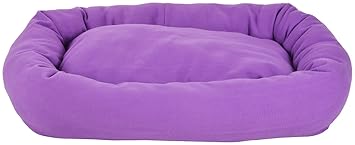 Fluffy's Luxurious Purple Soft Dog/Cat Bed Polyster Filled(Export Quality)- XL