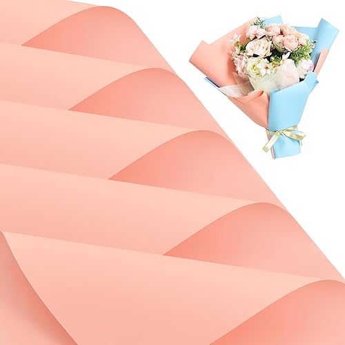 Miniatura 7 de BEISHIDA 100 piezas de papel de regalo floral negro mate, papel de regalo para ramo de flores, papel de regalo impermeable para manualidades,
