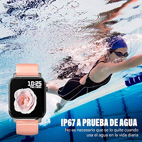 Smartwatch Pulsera Inteligente, MTQ Reloj Inteligente Deportivo, Reloj  Deportivo Pantalla Táctil Impermeable IP67… | DeRemate México