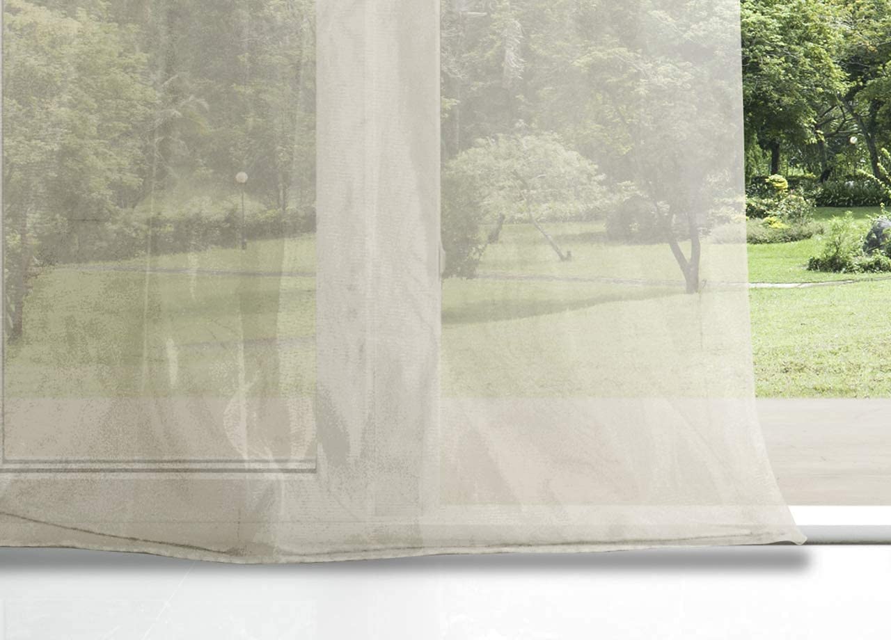 Mosquitera Cortina con Anillas para Puerta de Ventana con Flecos de Red densa Interior y Exterior protección contra Insectos Moscas Mosquitos Puerta de Ventanas Sala de Estar Dormitorio 150x250 cm