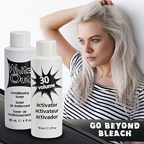 RAW Beyond Bleach White Out Kit - Conditioning Toner and 30 Volume Activator - Thumbnail 5