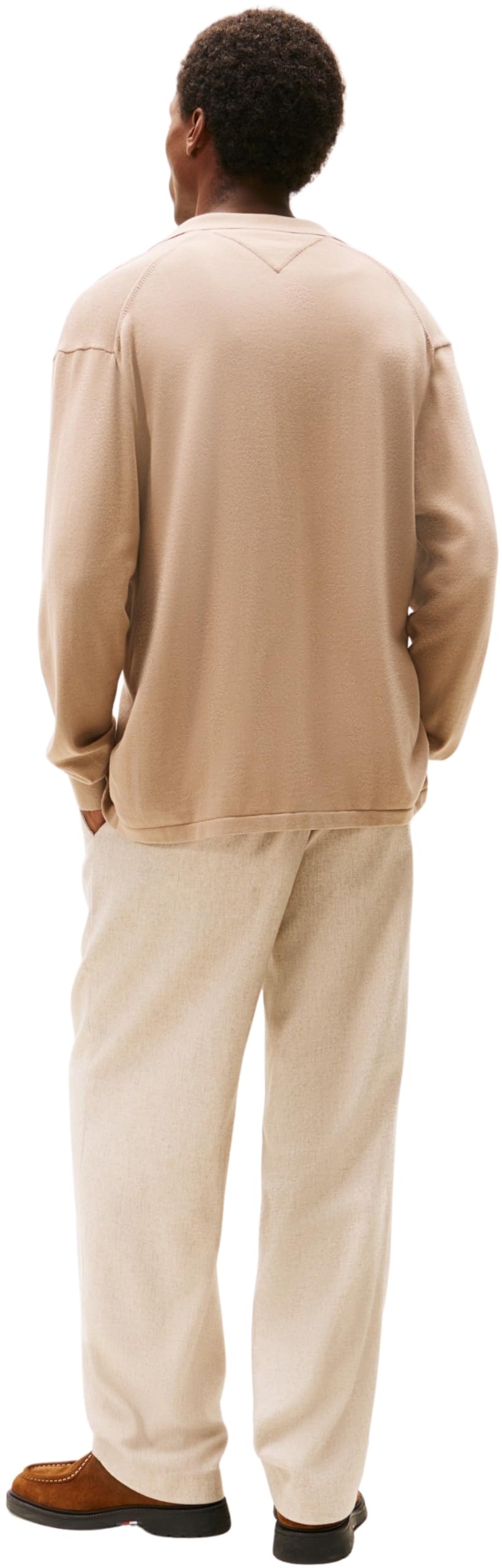 Tommy Hilfiger Essential Cotton LS Over Shirt Mw0mw40432 Altri Maglioni Unisex - Adulto (Pacco da 1)