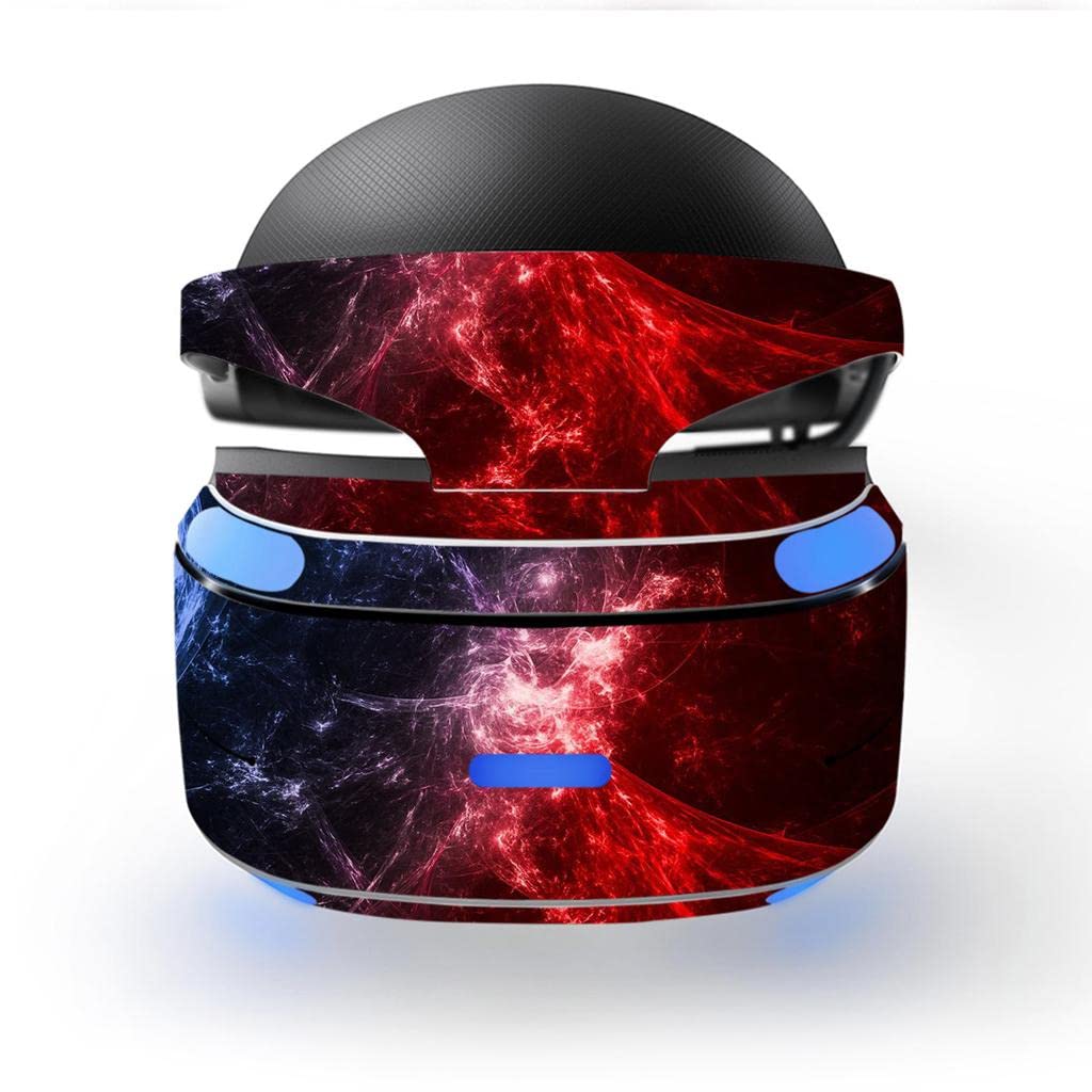 MERISHOPP® PVC VR Skin Decal Sticker Cover Protector Wrap for Play, station VR YSVR0079/Play, Station Stickers/PS4 Decals/PS5 Skins/Controller Stickers/Play, Station Console Skin/Vinyl Stickers for PS