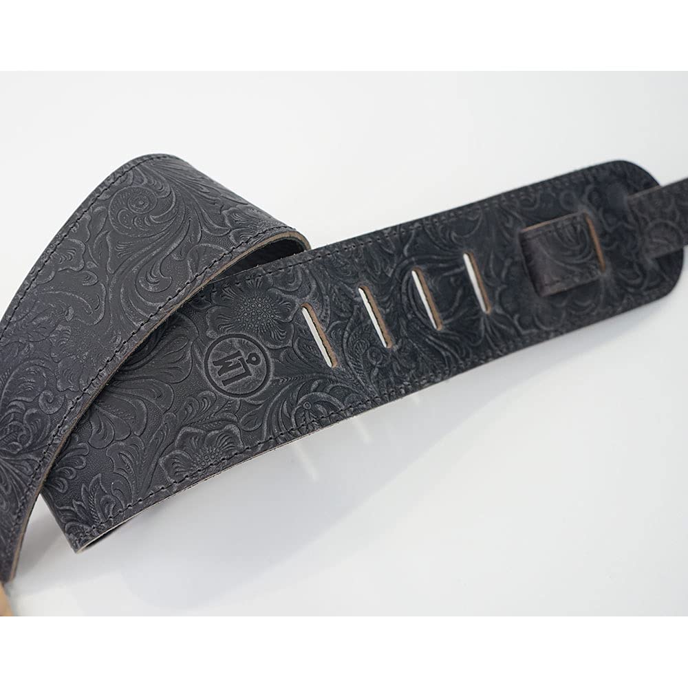 Amazon | LM Products ギターストラップ Classic Leather - Tooled