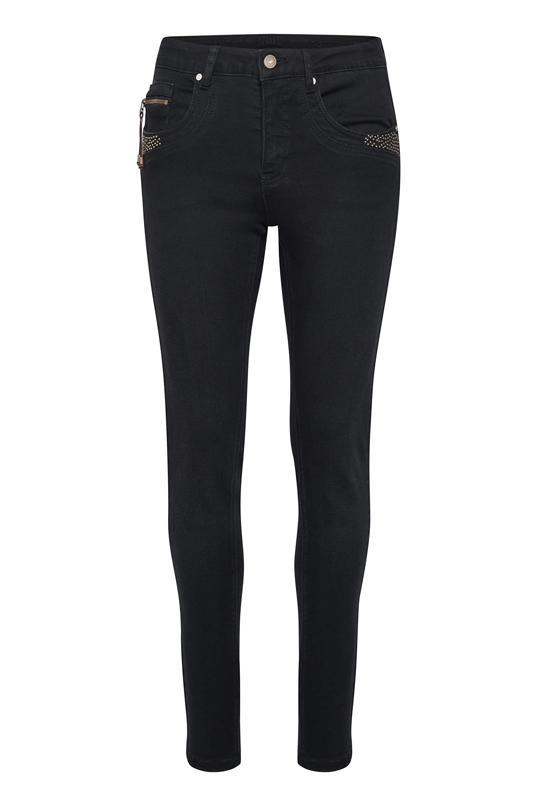 Cream Pantalones Vaqueros Ajustados para Mujer con Push Up Jeans