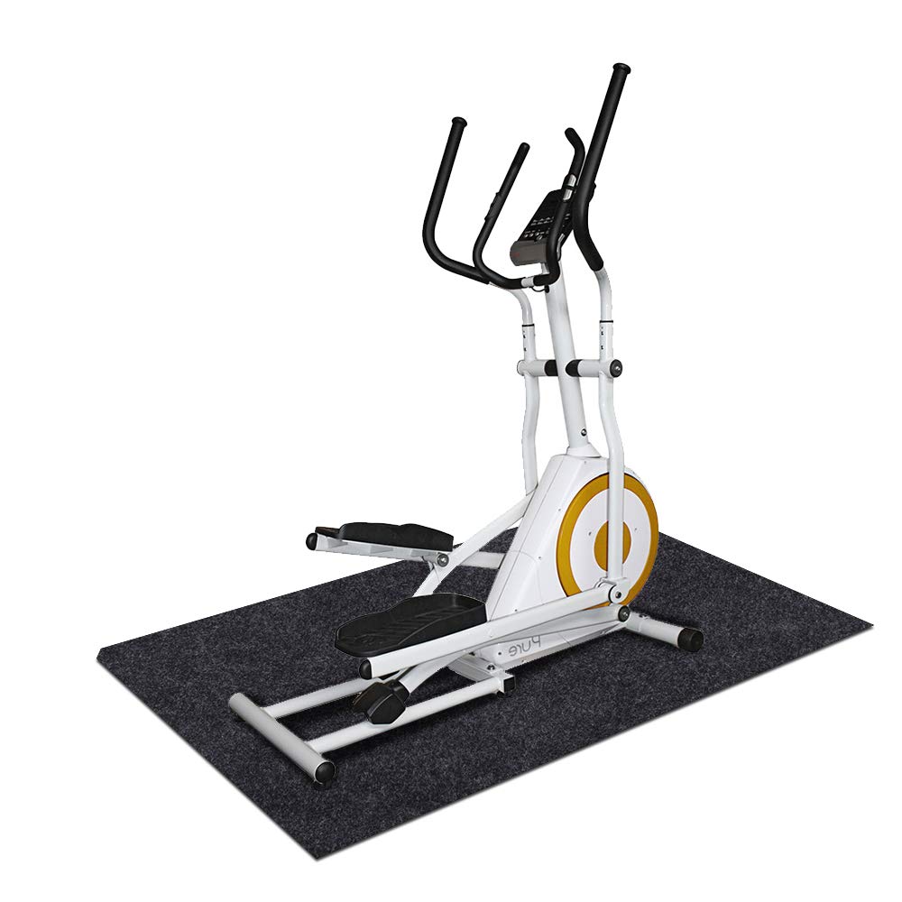 Tappetini per attrezzature fitness, pavimenti protettivi, tappetini per tapis roulant, adatti per la maggior parte delle attrezzature fitness (tappetini per attrezzature fitness: 91,4 x 213,4 cm)