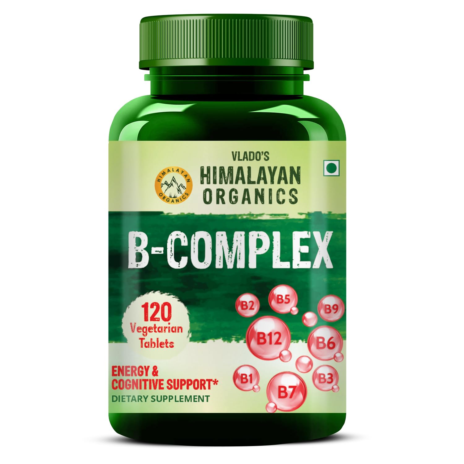 Vlado’s Himalayan Organics Vitamin B Complex with 100% RDA B1, B2, B3, B5, B6, B7, B9 & B12 | Hair Growth, Energy & Immunity | Youthful Skin - 120 Veg Tablets (B091HPBL2Z) Amazon Price History, Amazon Price Tracker