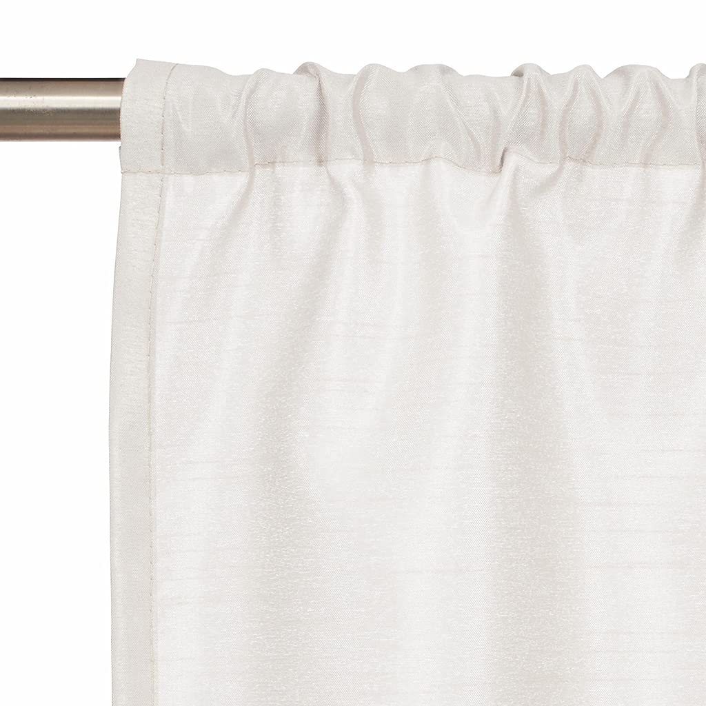 Delien Rideau Brise-bise En Voile Avec œillets - Pour La Cuisine - Style Moderne - Petit Rideau Court - 90 X 60 Cm - Gris