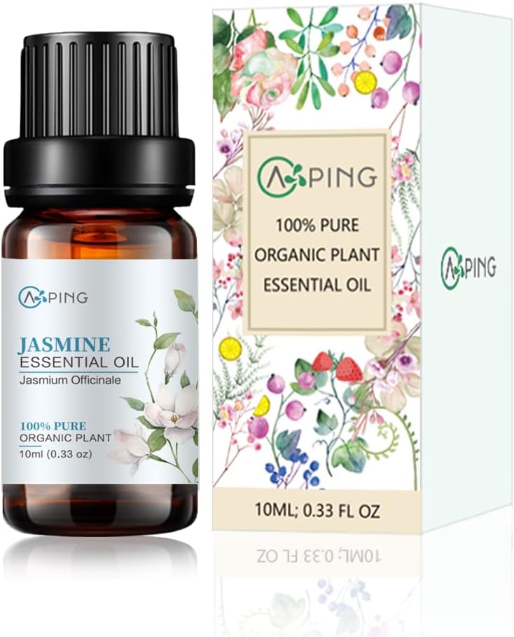 Jasmine Essential Oil - 100% Pure Organic Natural Plant (Jasmium Officinale) Jasmine Oil for Diffuser, Aroma, Spa, Massage, Yoga, Perfume, 0.33oz - Image 6