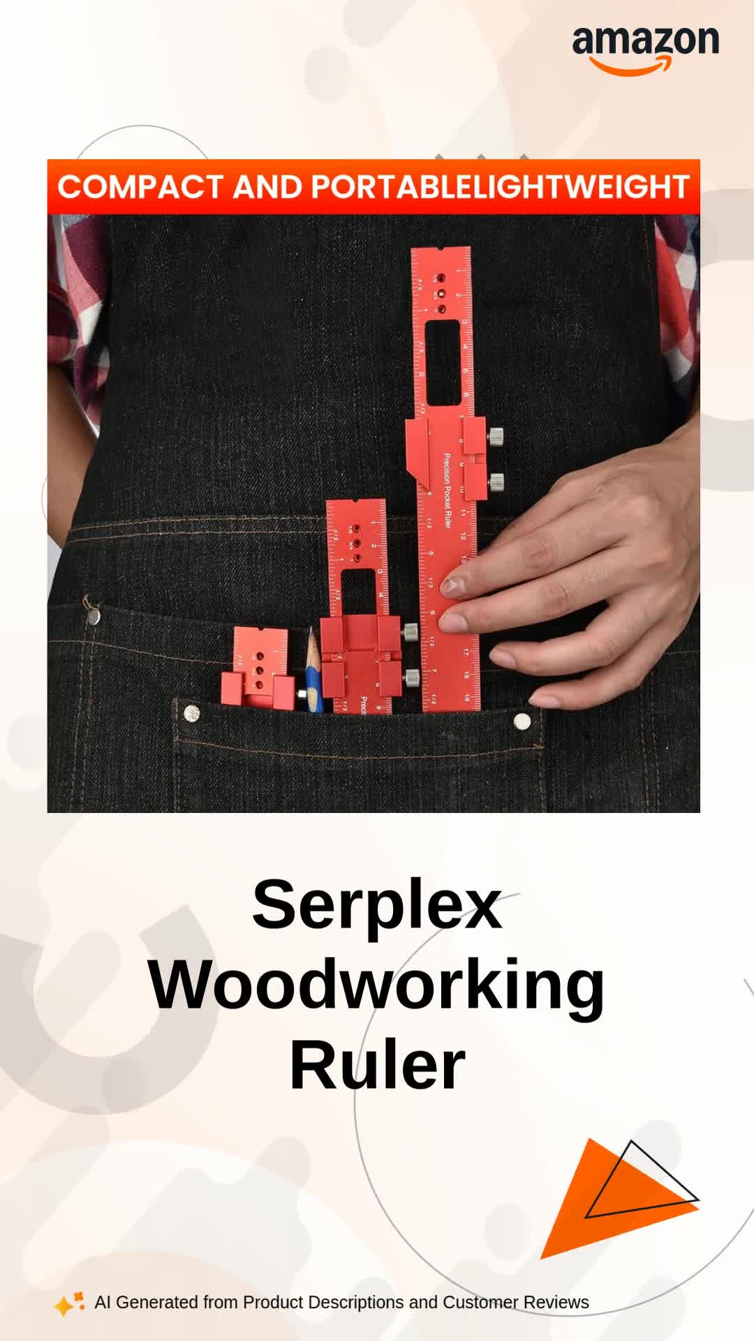 Watch Serplex Woodworking Ruler on Amazon Live