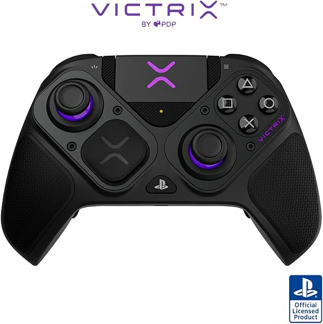 Victrix Pro BFG Wireless Gaming Controller for Playstation 5 / PS5 - Wired or Wireless Power, Mappable Back Buttons, Customizable Triggers/Paddles, App Support (PC)