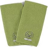 Iron Chef Green 100% Polyester Kitchen Towel, Set of 2