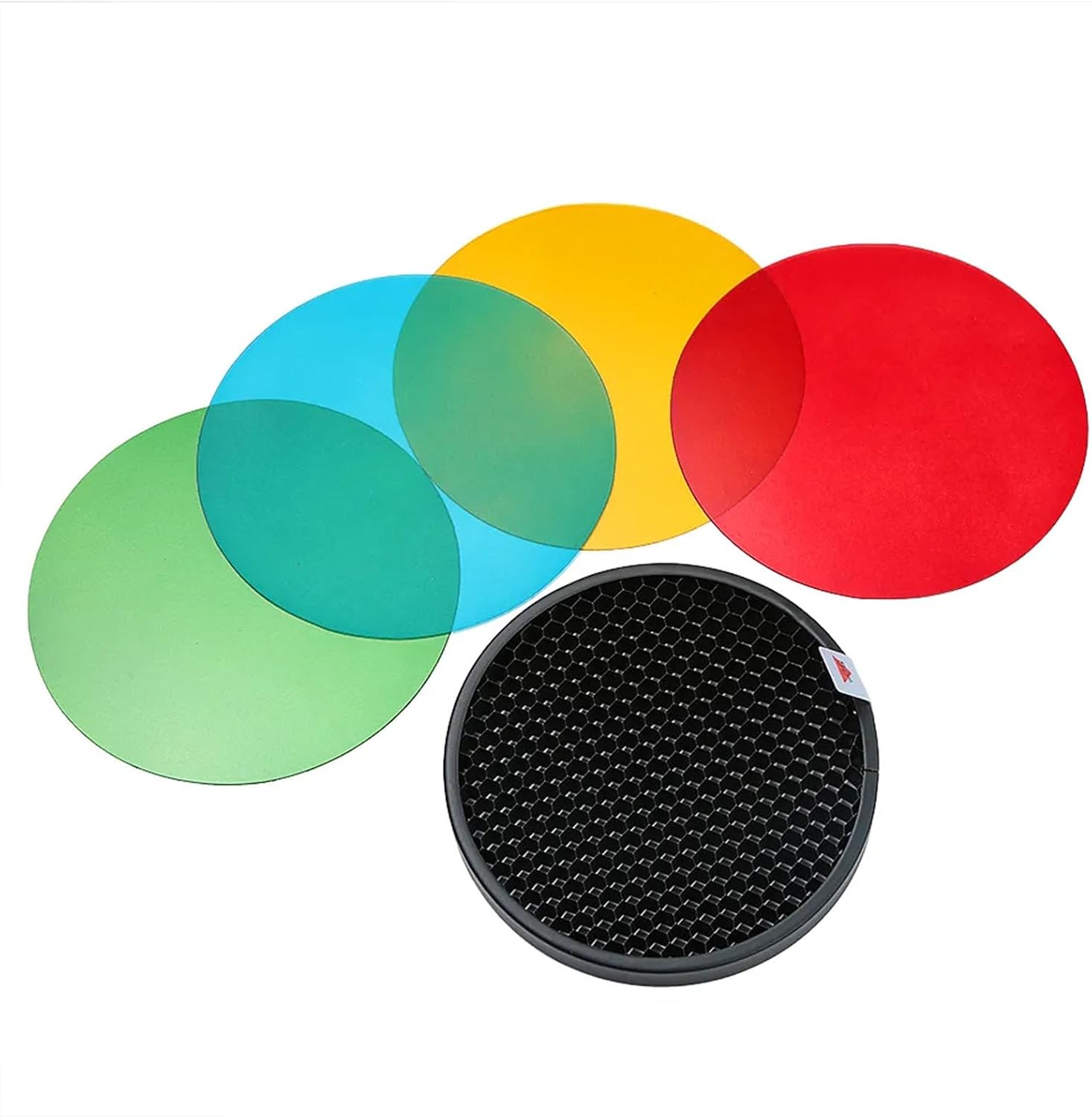 AD-S11 Gel Light Filter Set with Honeycomb Grid for Speedlites AD200 AD360II Pocket Speedlites Accessory Color Filter Pack