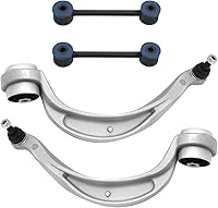 Vista 163 de Detroit Axle - 4 brazos de control traseros para Ford C-Max Focus Mazda 3 5 Volvo C30 C70 S40 V50, 4 brazos de control superior e inferior