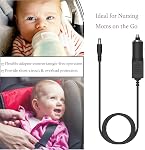 BabyValley 12 Adaptateur d'éclairage de voiture Volt compatible avec Medela Freestyle & Pompes mammaires en style pompe & Pièces pour pompes à lactine # 67153 Adaptateur d'alimentation de remplacement