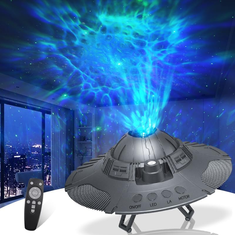 Fussion UFO Galaxy Projector for Bedroom With Timer and Remote