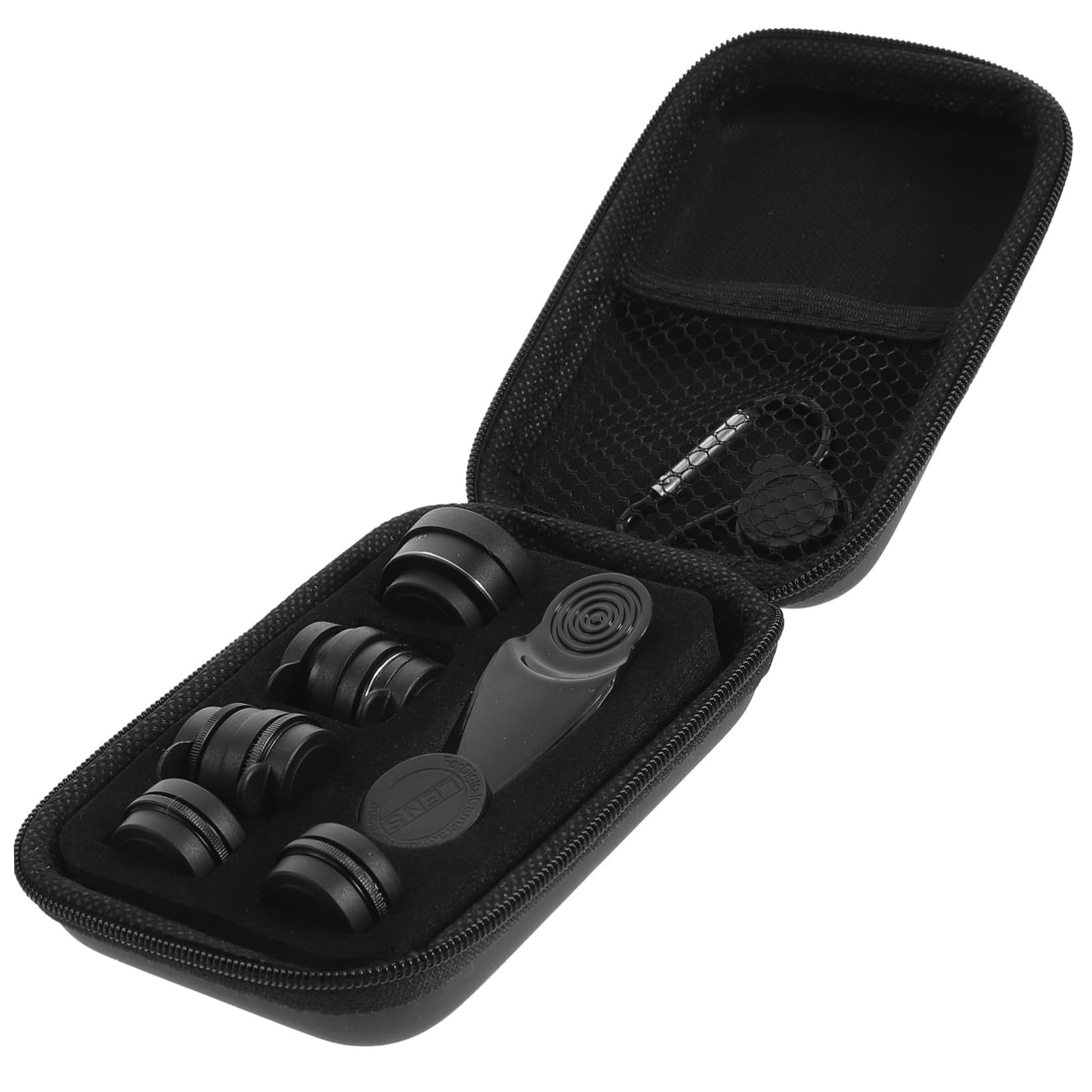 Artibetter Kit Obiettivo Per Telefono Cellulare Zoom Grandangolo Macro Fisheye Obiettivo Fotografico Professionale in Materiale Di Nero