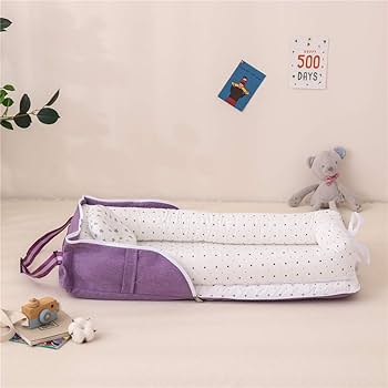 Amazon | Luddy ベビーベッド 新生児 枕付き ベッドインベッド