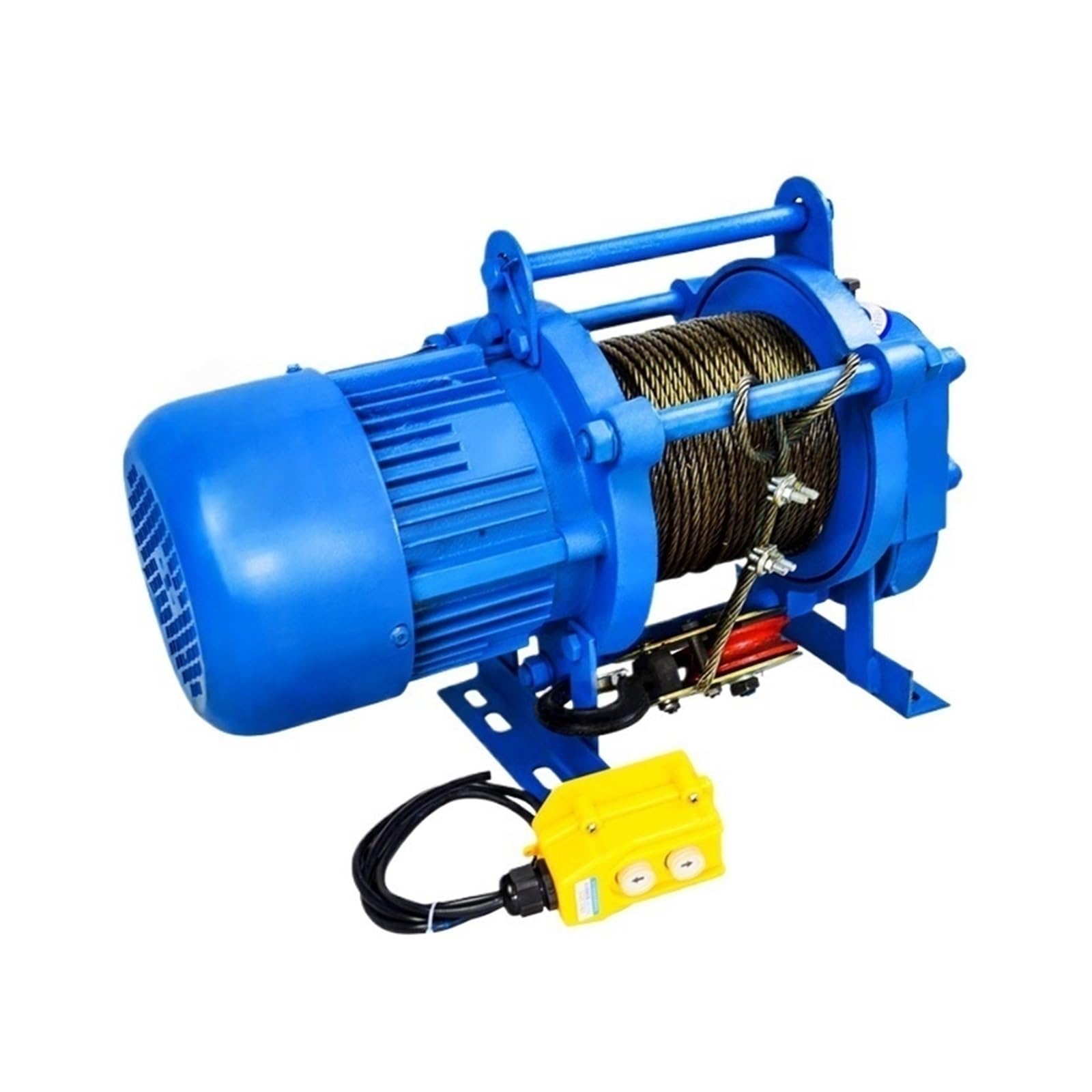 Gru Di Sollevamento Verricello Domestico 220 V Paranco Elettrico Da 1 Tonnellata/2 Tonnellate 380 Piccole Edili E Decorative Paranco Elettrico da Puleggia(220v-0.8 ton-30m)