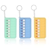 3Pcs Reminder Board Task Planning Keychain, Portable Visual Daily Schedule for Elderly, ADHD Tools Checklist Board
