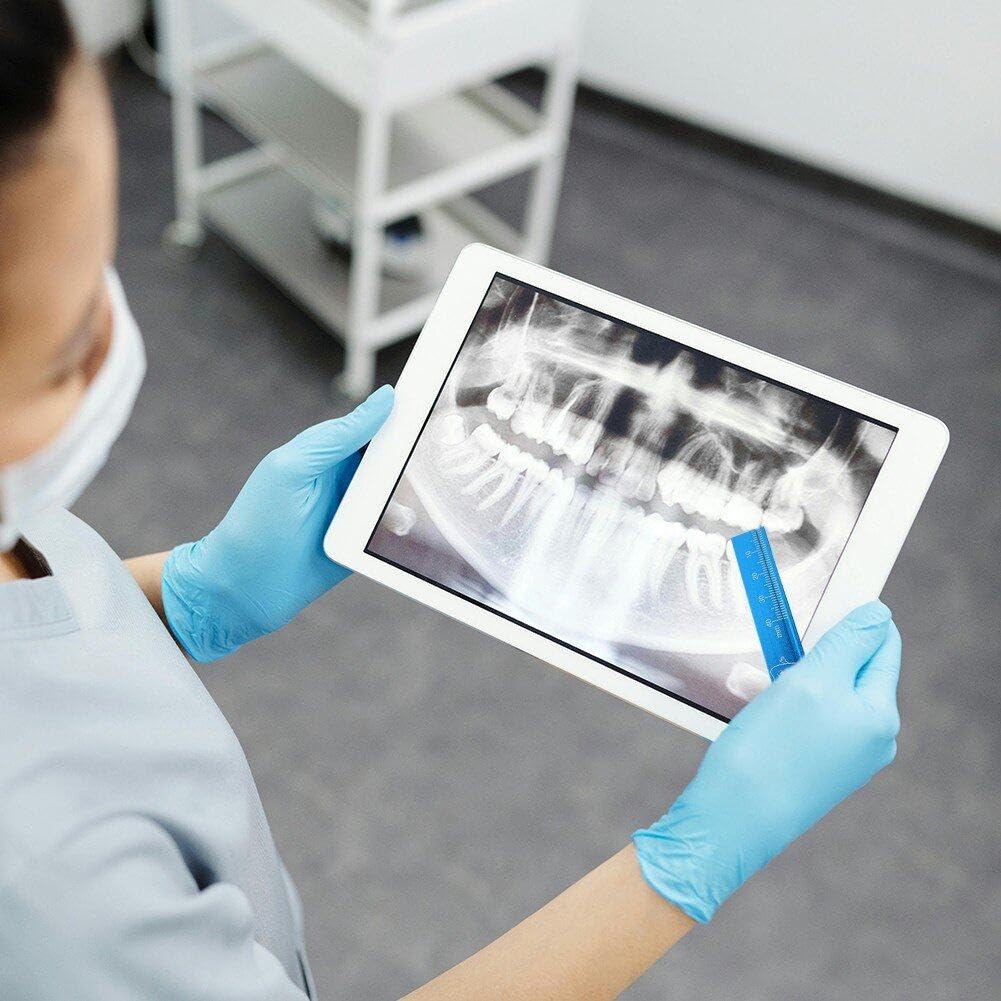 Linijka dentystyczna precyzyjna miarka dentystyczna miarka endodontyczna skala pomiarowa miernik ustny narzędzie stomatologiczne do stomatologii