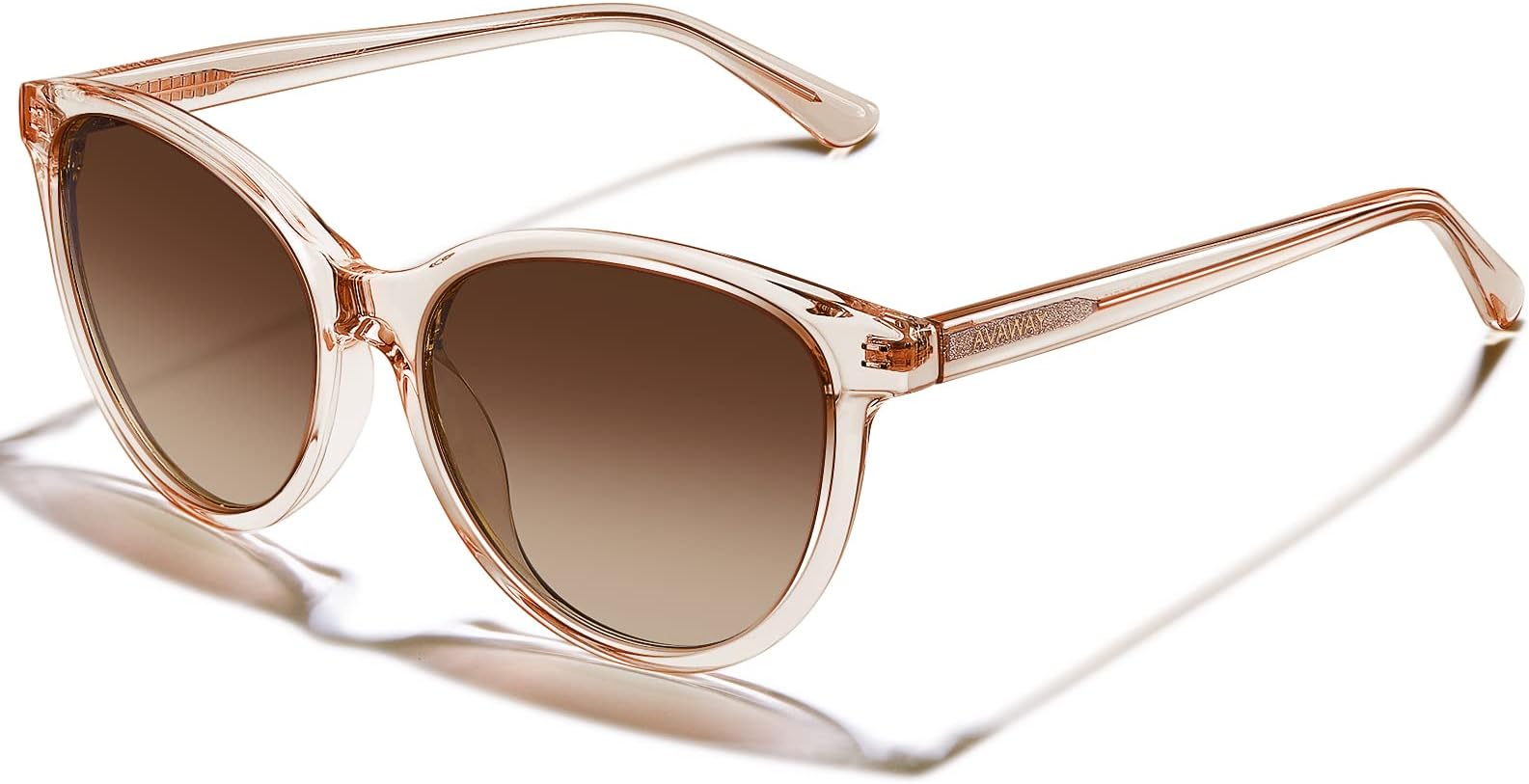 AVAWAY Fashion Sunglasses for Women Polarised UV Protection Ladies Eyewear for Photography Wandern Travelling Driving,Category 3