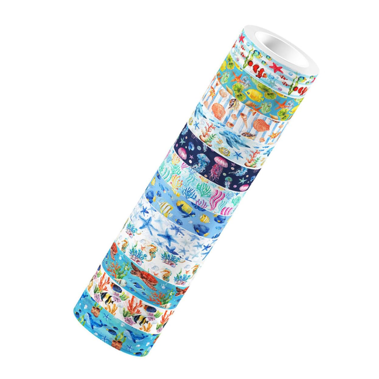 Operitacx 5pezzi Nastro Washi Adesivi Per Scrapbooking e Fai Da Te Per Diario e Creazioni Per Ragazza e Adulti