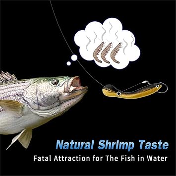 5Pcs Soft-bionic-fishing-lure, bass-lures, trout-lures, top-water-fishing-lures for Saltwater-freshwater Lures for Fishing-hooks random color