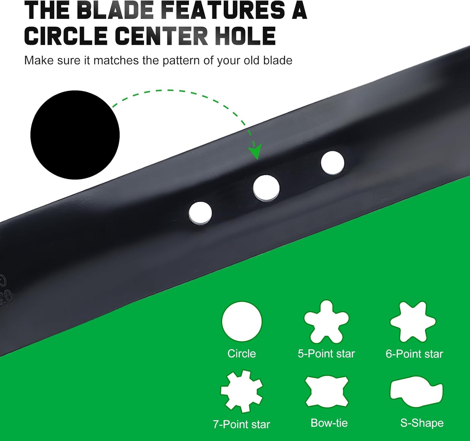 Recycler 22 Mulching Blades for Toro 131-4547-03 59534p 20333 20016 20331 20332 21445 21465 22 inch Deck Lawn Mower Replace 108-9764-03