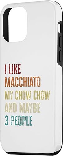 Miniatura 2 de iPhone 12 mini Chow Chow Dog Owner Macchiato Lovers Quote Vintage Case