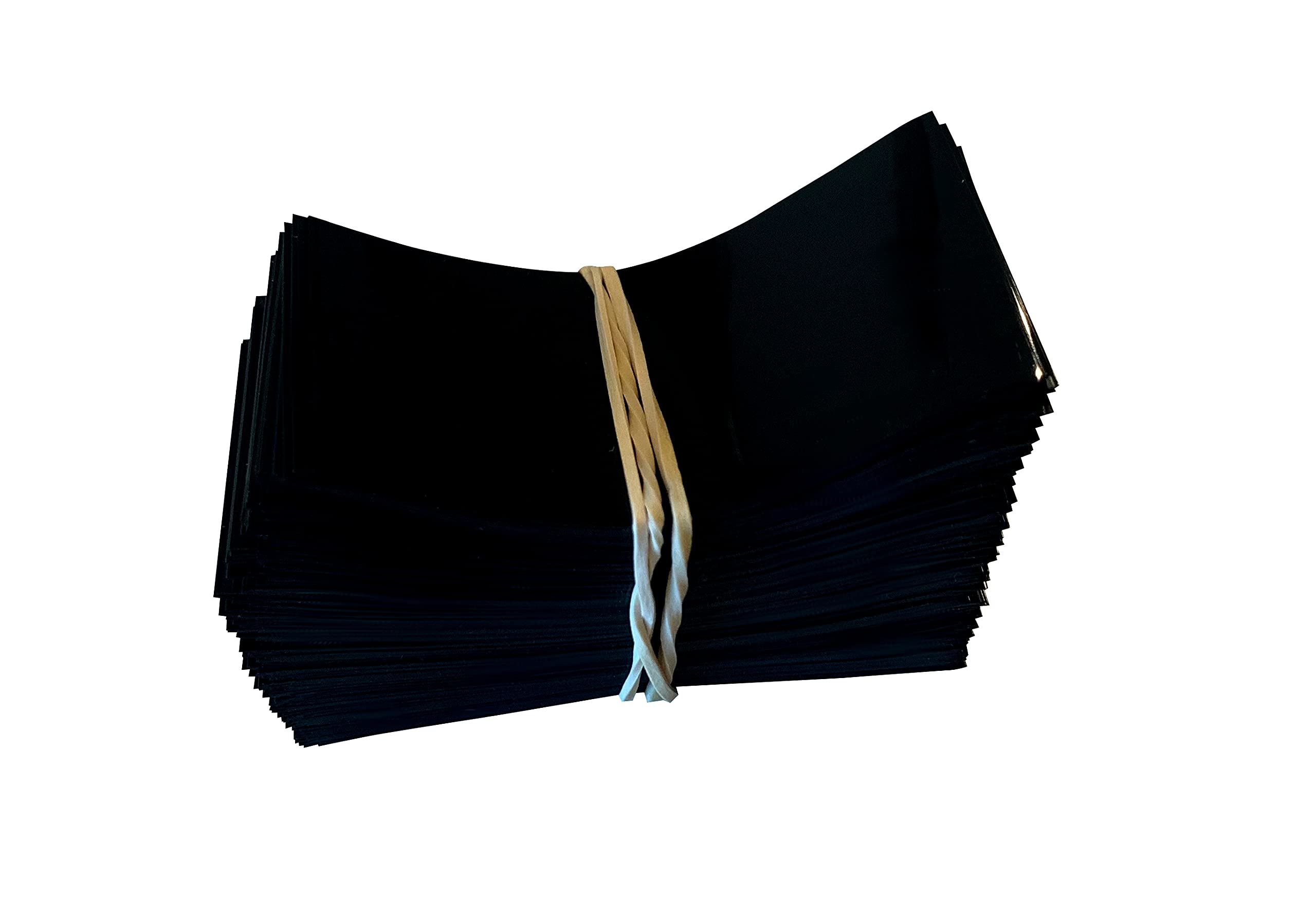 55 x 28 mm Black Perforated Shrink Band for Large Boston Round, Cylinder &amp; Dropper Bottles [Cap Diameter: 1 1/4"] Pack of 1,000