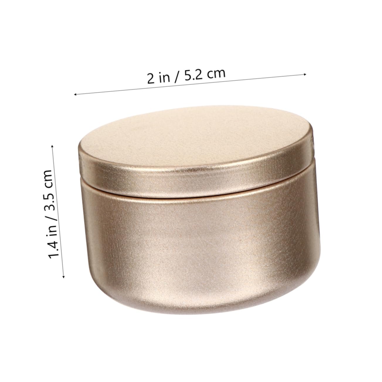 DOITOOL 24Pcs Round Aluminum Candle Storage Jars Empty Containers for Candle Making Stylish Decorative Tins for Crafts for and Parties