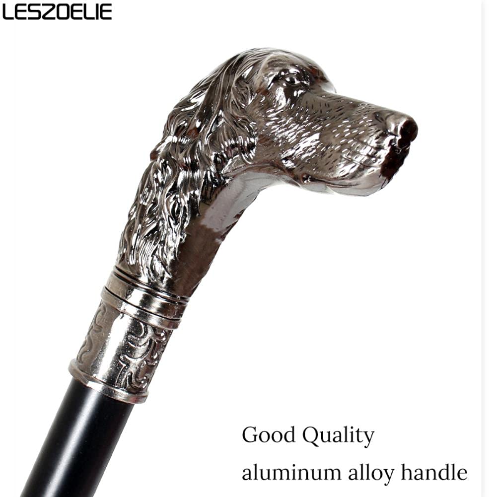 Amazon.co.jp: 犬の頭の高級歩く杖のための杖 男性用 かっこいいッ