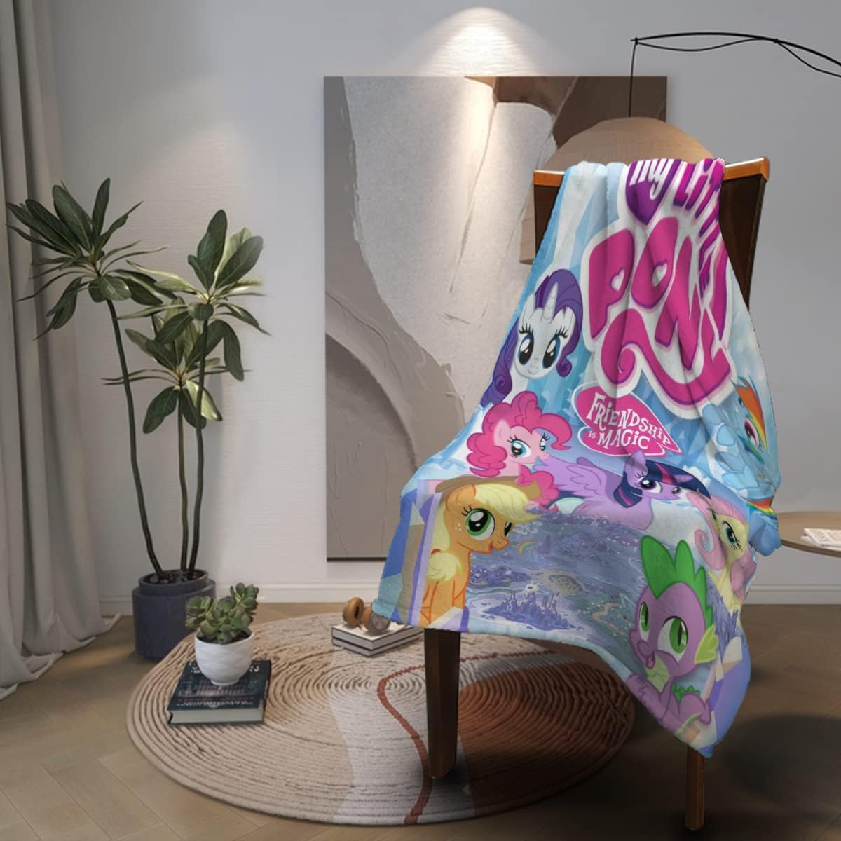 Amazon｜マイリトルポニー ブランケット blanket フランネル ふんわり