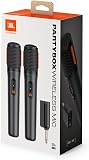 JBL Partybox Digital Wireless Microphones for JBL Partybox Speakers with Wireless Dongle, Stable 2.4 GHz Connection, 20 Hours Playtime, in Black - 6