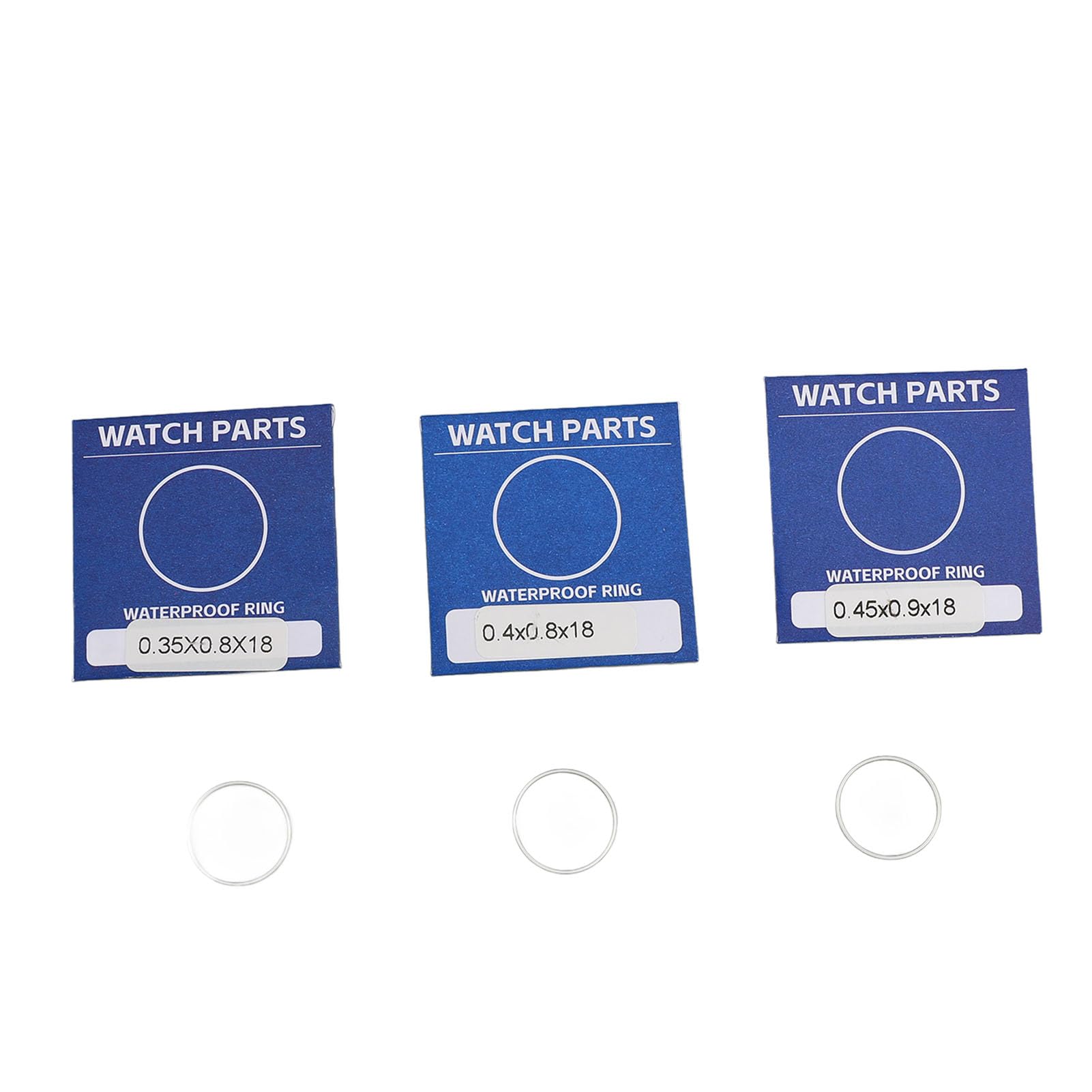 Yosoo Health Gear Kit O-ring per Orologio da 135 Pezzi - Kit di Strumenti di Riparazione per Guarnizioni di Tenuta in Gomma per Retro Dell'orologio da 45 Dimensioni Diverse