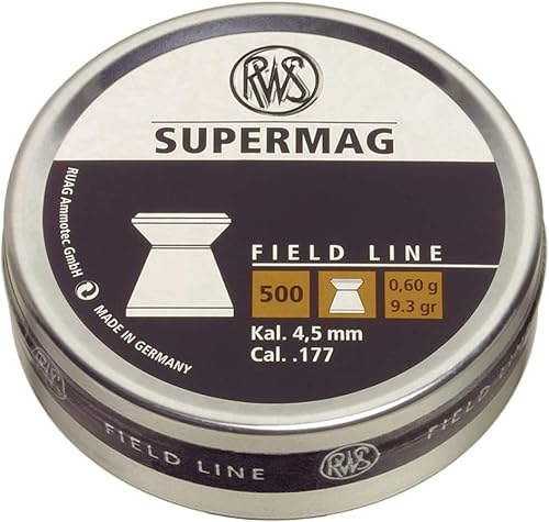Rheinisch-Westfalische 2315042 RWS Supermag 2315042 Air Gun Ammo .177 Field Line