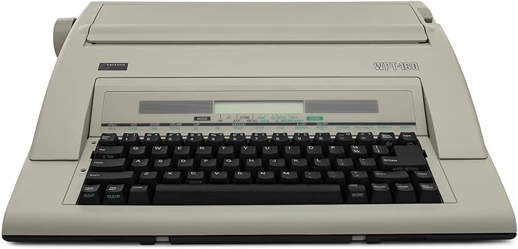 Nakajima WPT-160 Electronic Portable Typewriter with Display and Memory