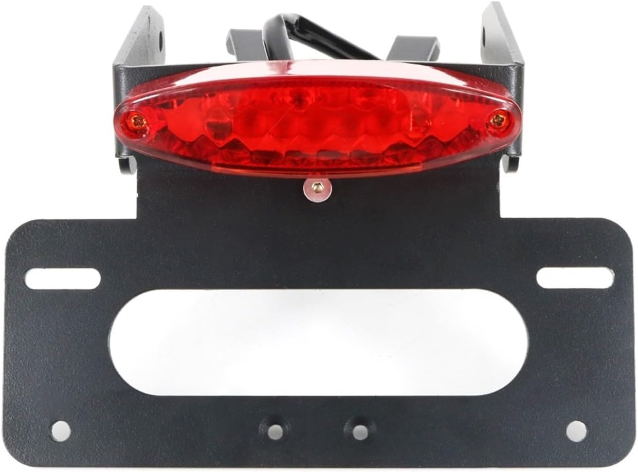Motorcycle License Plate Holder Bracket Rear Tail Tidy Compatible with Fender Eliminator Kit Compatible with KTM 690 SMCR 690 Enduro R 2019-2022 2023 License Plate Frames(Red)