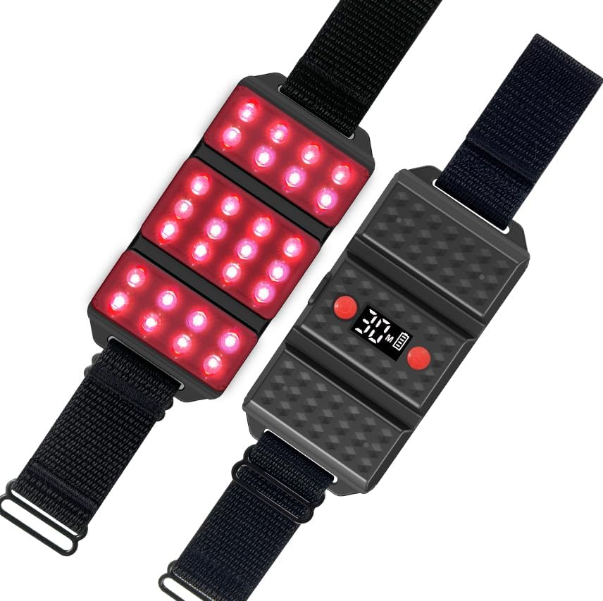 Red Light Therapy Belt, LED 660nm & 850nm Near Infrared Light for Muscle Recovery, Pain Relief, Wearable Wrap –Inflammation, Joint Health & Mobility - Portable & Hands-Free - Image 9